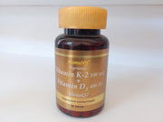 MamaVit Vegetarian Vitamin K-2 100mcg and Vitamin D3 400 IU tablets 30 count
