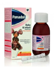 Panadol Baby & Infant 100ml strawberry-flavored suspension for babies 2 months and older