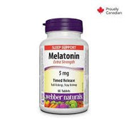 Webber Naturals Melatonin 5mg Time Release Tabs 60s