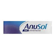 Anusol HC Ointment 30g tube with rectal nozzle for hemorrhoid treatment