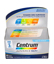 Centrum Advance 50+ multivitamin tablets 30 count bottle