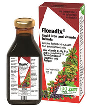 Floradix Liquid Iron & Vitamin Formula 250ml bottle by Salus Haus