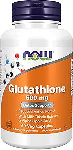Now Foods Glutathione 500mg vegetarian capsules with Setria formula