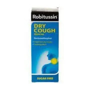 Robitussin Dry Cough 100ml sugar-free cough suppressant bottle