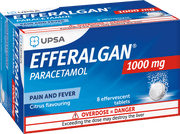 Efferalgan (paracetamol) 1000g 8's citrus flavour