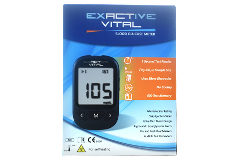 Exactive Vital Glucometer – Optum Health Pharmacy