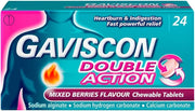 Gaviscon Double Action Tabs Mixed Berries 12's