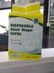 Disposable Adult Diapers Ultra XL 10's