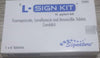 L Sign Kit