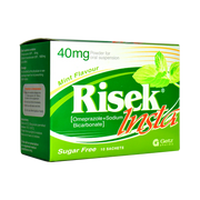 Risek Insta(Omeprazole+Sodium Bicarbonate) Sachets 40mg 10'S