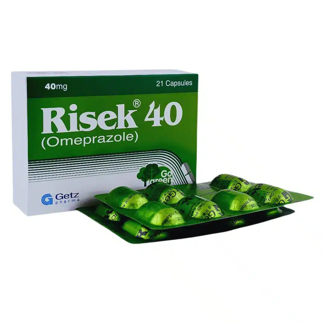 Risek 40mg Capsules 14's – Optum Health Pharmacy