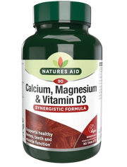 Natures Aid Calcium, Magnesium + Vitamin D3(Vegetarian) 90`s