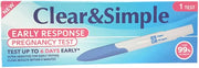 Clear & Simple Early Response Pregnacy Test Kit