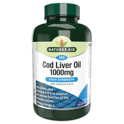 Natures Aid Cod Liver Oil (High Strength) 1000mg 90`s