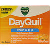DayQuil Cough Cold Flu LiquiCaps 16-pack packaging front