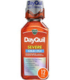 DayQuil Severe Cold Flu Liquid 236ml bottle with measurement cup