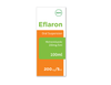 Eflaron 200mg/5ml Oral Suspension 100ml - metronidazole antibiotic for bacterial and parasitic infections