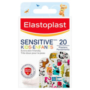 Close-up of Elastoplast kids plaster with non-stick cushioning pad