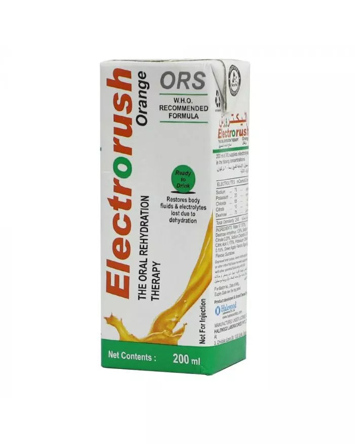 Electrorush ORS Orange Liquid 200ml