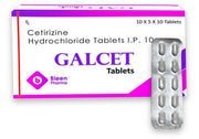 Galcet (Cetrizine) 10mg Tabs 100`s