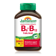 Jamieson Vitamin B6, Vitamin B12 & Folic Acid