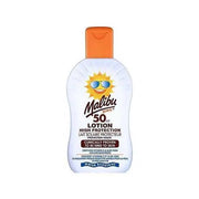Malibu Kids SPF 50 sunscreen applied safely on child's skin