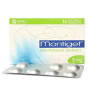 Montiget 5mg Tabs 14`s