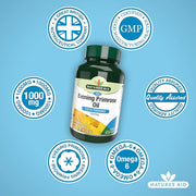 Natures Aid Evening Primrose Oil 1000mg Softgel Capsules 90's