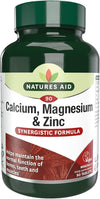 Natures Aid Calcium, Magnesium & Zinc Tabs 90's