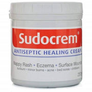 Sudocrem application on baby skin for diaper rash treatment