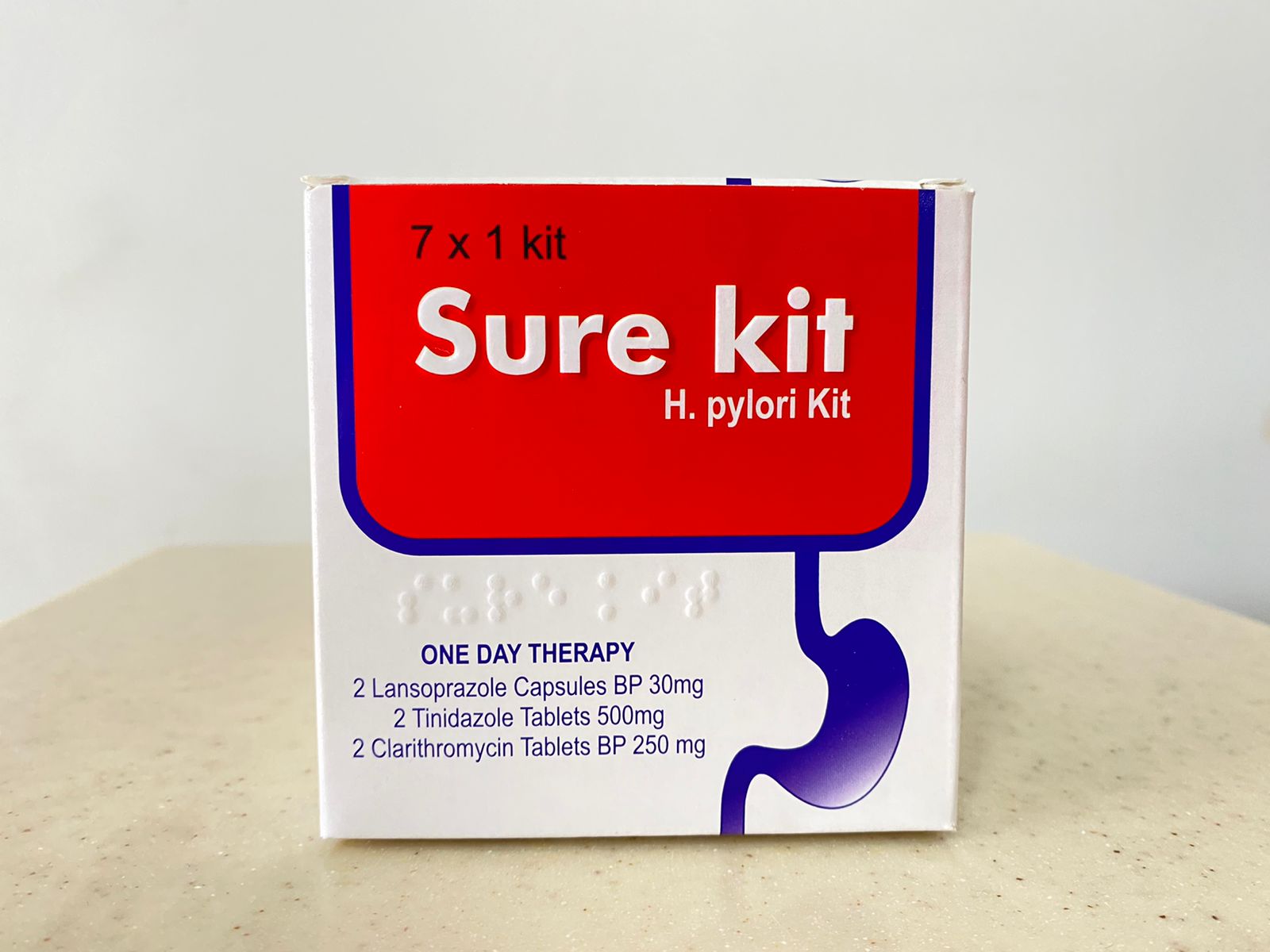 Sure Kit (H Pylori Kit) 7's – Optum Health Pharmacy