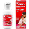 Tylenol Children's Oral Suspension 120ml liquid medicine bottle with measuring cup