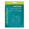 Uncover "I Am Beau-tea-ful" Green Tea Detoxifying Sheet Mask for pore clarification and glow
